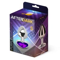 AfterDark plug anal con forma de corazón lavanda talla S, imagen 3
