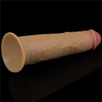Lovetoy vibrador de doble capa con rotación 8", imagen 3