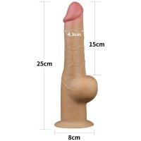 Lovetoy dildo de doble capa 9,5", imagen 9