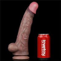 Lovetoy dildo de doble capa en silicona platino 11,5", imagen 7