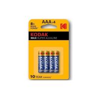 Kodak Alkaline Super Max Pilas AAA LR3, blíster de 4