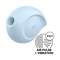 Satisfyer Sugar Rush Succionador de Clítoris y Vibrador (Azul)