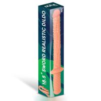 Max & Co Blade dildo realista espada 18,5" color piel, imagen 4