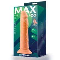 Max & Co Bon dildo realista con ventosa 7,5" color piel, imagen 4