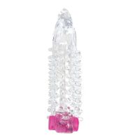 A-Gusto anillo vibrador para el pene con relieves, transparente, imagen 3