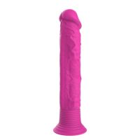 A-Gusto dildo realista de silicona vibrador (rosa), imagen 5