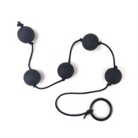 A-Gusto cadena anal de 5 bolas 36 cm (negro), imagen 2
