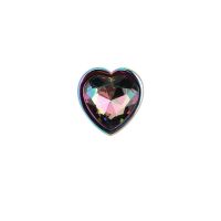 Chisa Rainbow Effect plug anal de metal con joya de corazón, imagen 5