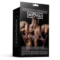 IntoYou Odiseo arnés de pecho para hombre, cuero vegano, imagen 5