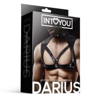 IntoYou Darius arnés de pecho para hombre, cuero vegano, imagen 5