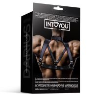 IntoYou Darius arnés de pecho para hombre, cuero vegano, imagen 4