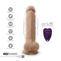 SilexD dildo mod. 1 - 8" ZD03 con 10 funciones de vibración, imagen 5