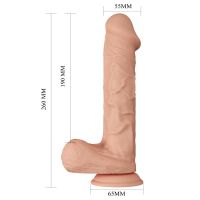 Baile Bergrisi dildo realista con ventosa 10,2", imagen 7