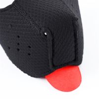 A-Gusto máscara de cachorro de neopreno ajustable (negro), imagen 2
