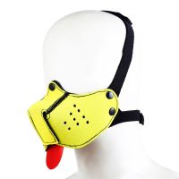 A-Gusto máscara de cachorro de neopreno (amarillo), imagen 4