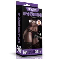 Lovetoy arnés ajustable con dildo 7,5", 10 funciones, imagen 2
