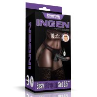 Lovetoy arnés ajustable con dildo 8,5", 10 funciones, imagen 2
