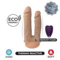 SilexD dildo de doble penetración, 2 motores, 10 modos con mando, imagen 4