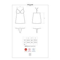 Obsessive Chiccanta camisón de espalda abierta con tanga, imagen 4