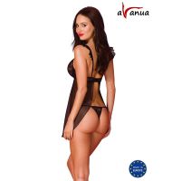 Avanua Milagros camisón y tanga (negro), imagen 2