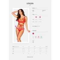 Obsessive Lovlea conjunto de dos piezas con sujetador y braguita