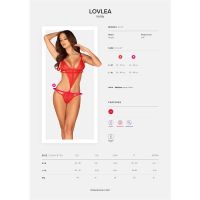 Obsessive Lovlea body de encaje con dibujo geométrico