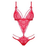 Obsessive Lovlea body de encaje con dibujo geométrico
