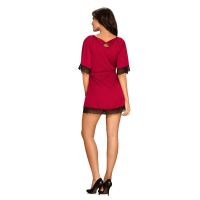 Obsessive Sensuelia bata corta con lazo (rojo), imagen 2