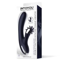 IntoYou Navyspace vibrador con lenguas giratorias (azul), imagen 5