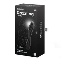 Satisfyer Estimulador Dazzling Crystal 1 frío y calor (Negro), imagen 5