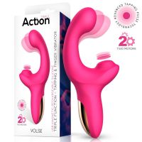 Action Volse vibrador de triple función con dedo, imagen 3