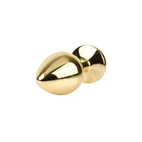 Chisa Rosy Gem Plug anal dorado con joya talla M, imagen 5