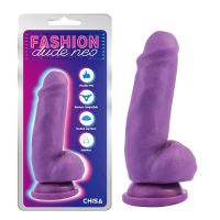 Consolador Chisa de doble densidad morado 6.9", imagen 5