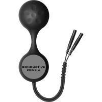 ElectraStim Lula Ejercitador de bolas Kegel de silicona Negro, imagen 2