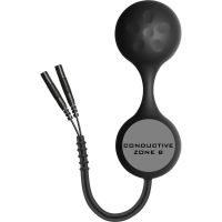 ElectraStim Lula Ejercitador de bolas Kegel de silicona Negro, imagen 3