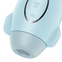 Satisfyer Mission Control succionador de clítoris y vibrador (azul), imagen 3