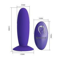 Pretty Love Youth plug anal vibrador con mando a distancia, imagen 3