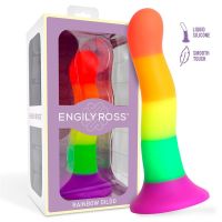 Dildox by Engily Ross dildo colores arcoíris LGBT 18 cm, imagen 2