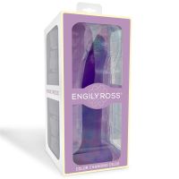 Dildox by Engily Ross dildo que cambia de color, morado a rosa, talla L 21 cm, imagen 4