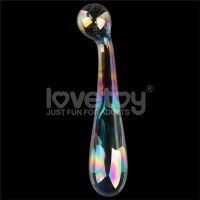 Lovetoy Twilight Gleam dildo de cristal fino, imagen 3