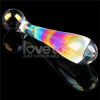 Lovetoy Twilight Gleam dildo de cristal fino, imagen 4