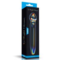 Lovetoy Twilight Gleam dildo de cristal con bola 18,4 cm, imagen 4