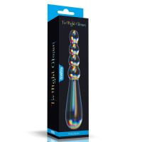 Lovetoy Twilight Gleam dildo de cristal Rising Ripples 19 cm, imagen 5