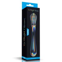 Lovetoy Twilight Gleam dildo de cristal Twin Pleasures 20,5 cm, imagen 4