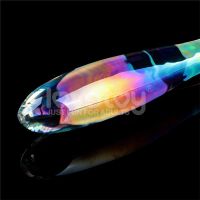 Lovetoy Twilight Gleam dildo de cristal Double Delight 23 cm, imagen 3