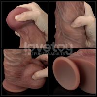 Lovetoy dildo de doble capa XXL 10,5" (negro), imagen 14