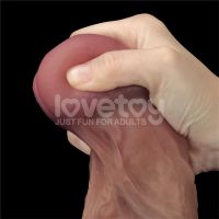 Lovetoy dildo de doble capa XXL 10,5" (negro), imagen 8