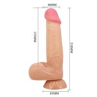 Baile Najm dildo realista con piel deslizante 21,8 cm, imagen 9