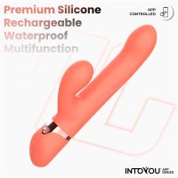 IntoYou Mindy vibrador con anillo de bolas ascendente y dedo, imagen 4