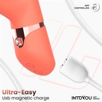 IntoYou Mindy vibrador con anillo de bolas ascendente y dedo, imagen 3